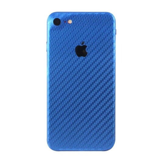 TIPI CARBONFIBER SKIN IPHONE 8/7 DEKSEL BLUE