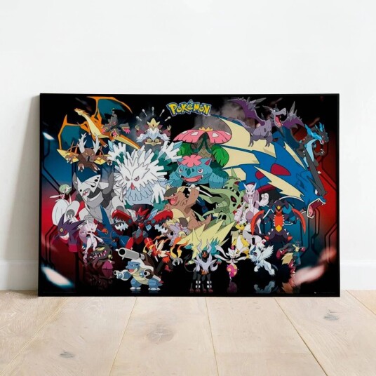 Pokemon Plakat Mega Evolution - 91,5 x 61 cm