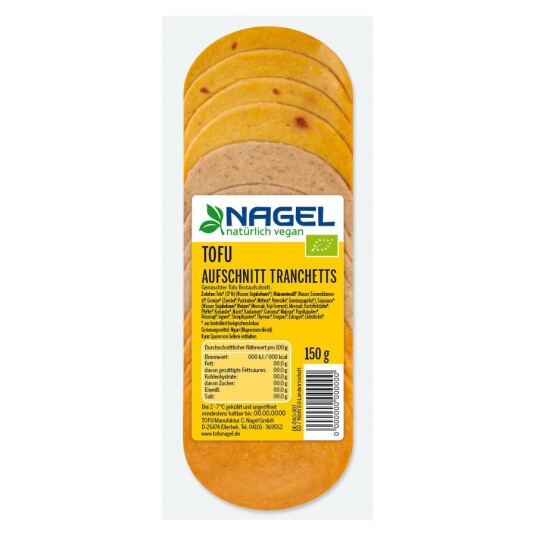 Nagel tofu tranchettes 100 g pålegg Nagel tofu tranchettes 100 g pålegg