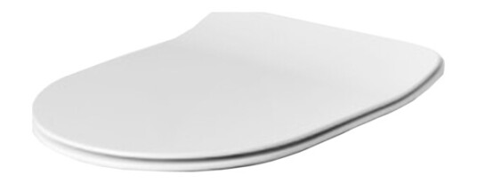 LAVABO GLOMP MINI SLIM TOALETTSETE M/SOFT CLOSE MATT HVIT LAVABO GLOMP MINI SLIM TOALETTSETE M/SOFT CLOSE MATT HVIT