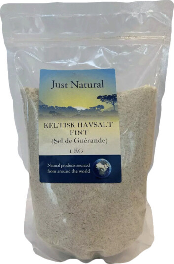 Just natural keltisk havsalt fint 1 kg Just natural keltisk havsalt fint 1 kg