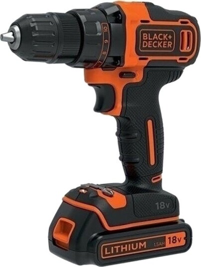 Black+Decker Drill BDCDD186 18v Med Batteri
