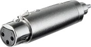 Microconnect Audioadapter Rca Hann Til Xlr3 Hunn Microconnect Audioadapter Rca Hann Til Xlr3 Hunn