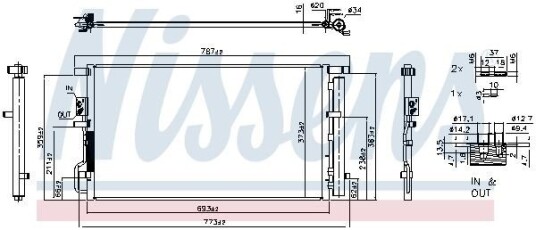 Kondensator NISSENS 940939