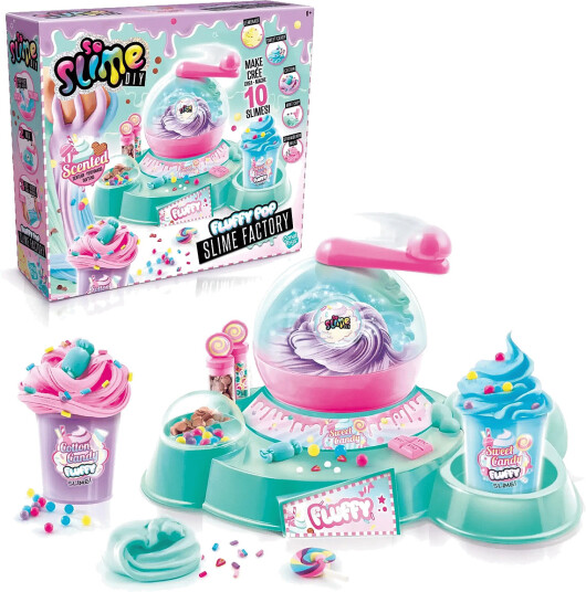 So Slime So Slime Fluffy Slime Factory Pink ONE SIZE