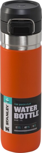 Stanley Quick Flip termoflaske, 700 ml, oransje/grå