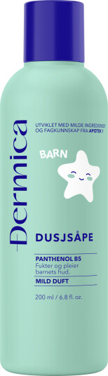 Dermica Barn dusjsåpe 200 ml Dermica Barn dusjsåpe 200 ml
