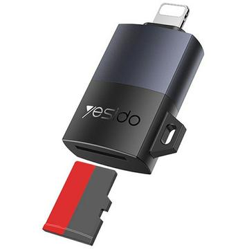 Yesido GS38 Lightning Til TF Kortleser For iPhone Og iPad Yesido GS38 Lightning Til TF Kortleser For iPhone Og iPad