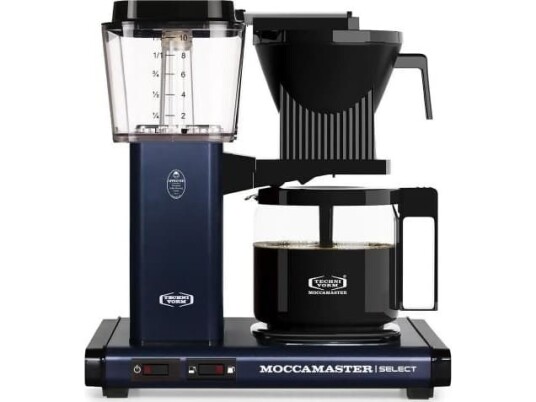 Moccamaster KBG Select Kaffebrygger drypp 1,25 l Malt kaffe 1520 W Midnight Blue Moccamaster KBG Select Kaffebrygger drypp 1,25 l Malt kaffe 1520 W Midnight Blue