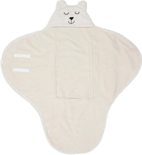 Jollein Wrap Blanket Bear Boucle Cream 100X105
