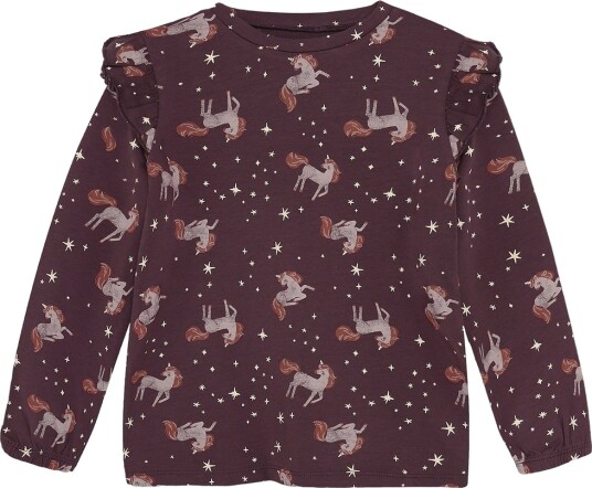 Minymo Pyjamas Ls Set Aop Purple 140