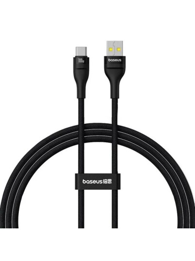 Baseus Flash II USB A to USB C 100W 1m Black P10311804111 00 Baseus Flash II USB A to USB C 100W 1m Black P10311804111 00