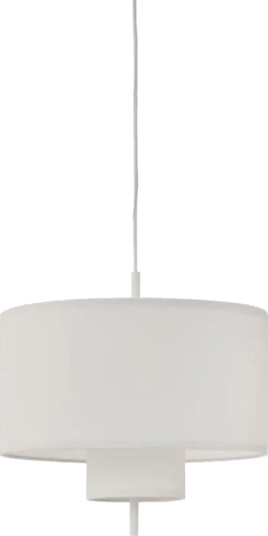 New Works Margin Pendellampe Ø50 Hvit Canvas