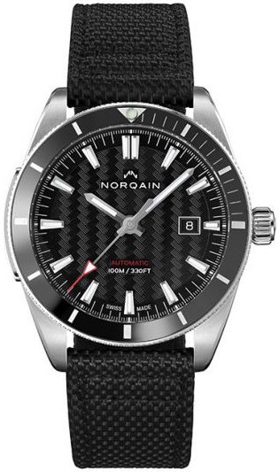 Norqain Herreklokke N1000C01A/B101/10BC.20S Adventure Sort/Lær Ø42