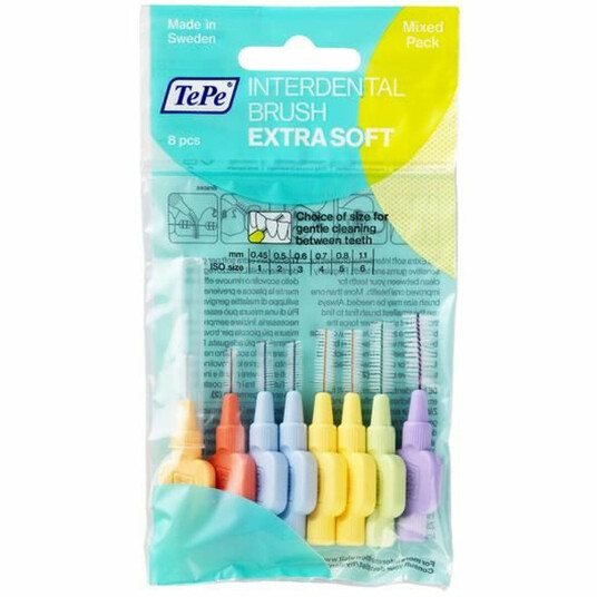 TePe Gap-børster Mixpakk Extra SOFT 8 stk.