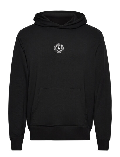 Polo Ralph Lauren Logo French Terry Sleep Hoodie Black L Polo Ralph Lauren Logo French Terry Sleep Hoodie Black L