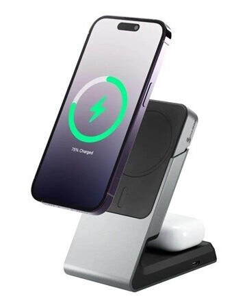 ALOGIC Matrix wireless charging stand - 2-in-1 - magnetic - 15 Watt