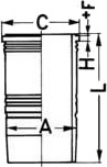Sylinderhylse KOLBENSCHMIDT 89534110