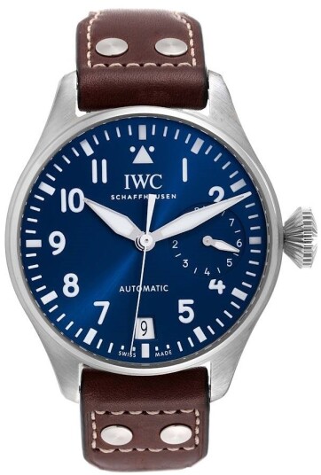 IWC Herreklokke IW501002 Pilots Blå/Lær Ø46.2 mm IWC Herreklokke IW501002 Pilots Blå/Lær Ø46.2 mm