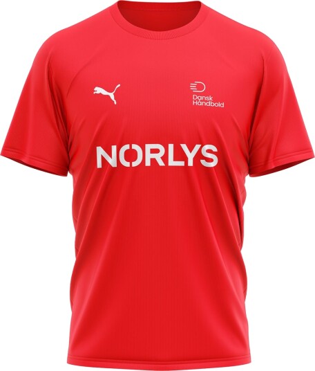 DanskHåndbold PUMA Matchday T skjorte Rød XS