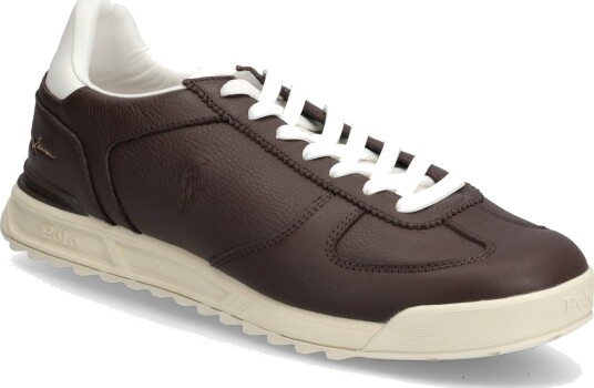 Polo Ralph Lauren Leather Varick Sig Sk Ltl   Brown   43.5