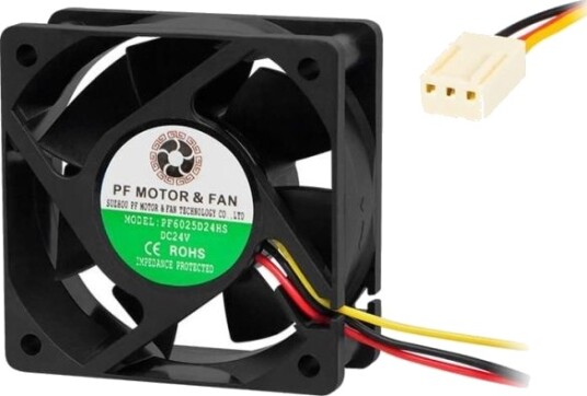 Vifte Blow 60X25mm 24V Glidelager