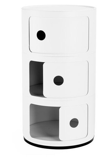 Kartell - Componibili 3 Matt White
