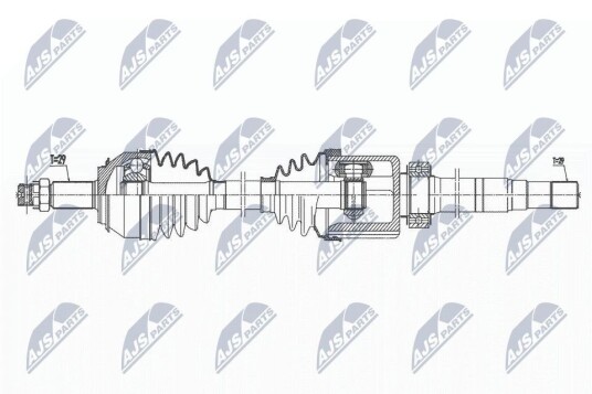 Nty Drivaksel NTY NPW NS 114 Nty Drivaksel NTY NPW NS 114