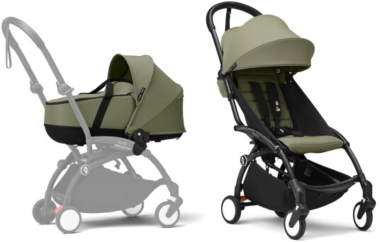 Stokke YOYO 3 Duovogn Olive/Black Stokke YOYO 3 Duovogn Olive/Black