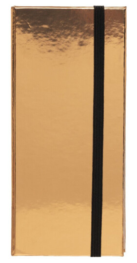 Notatbok m/klistrelapper Luxe Metallic Notatbok m/klistrelapper Luxe Metallic