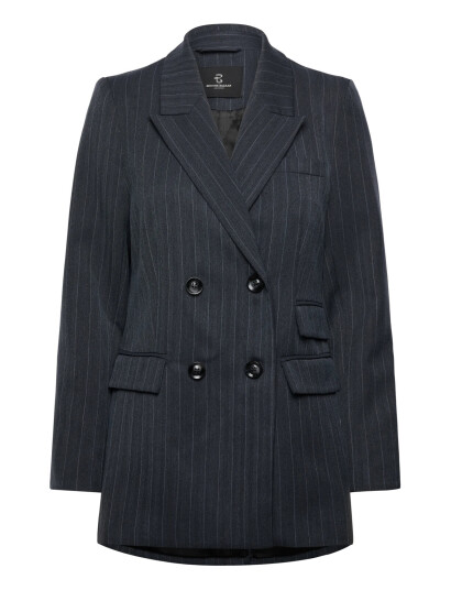 Bruuns Bazaar Apricotbblinda Blazer - Navy - 38