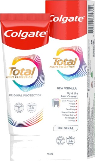 COLGATE Total Active Prevention  Original Protection Tannkrem 75 ml