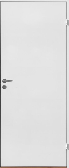 Solid Innerdør funkis basic 90x210 slett klassisk hvit