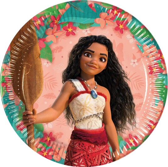 Moana PapirTallerkener 23 Cm 8 Stk Moana PapirTallerkener 23 Cm 8 Stk