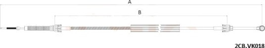 Kabel girmekanisme COFLE 92.2CB.VK018