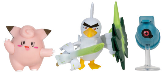 Pokémon Battle Figure 3 Pk Clefairy, BeldumPKW3057 Pokémon Battle Figure 3 Pk Clefairy, BeldumPKW3057