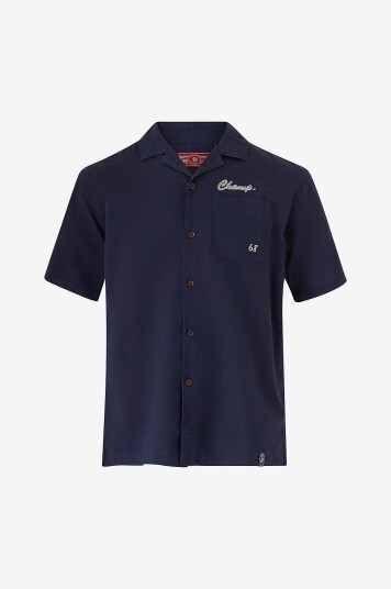 Superdry Skjorte Merchant Resort Shirt Blå