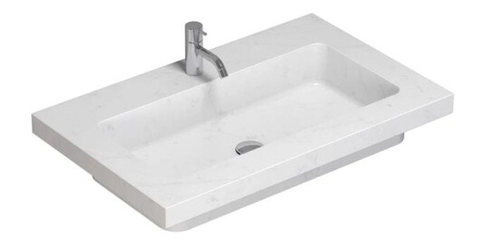 Dansani Calidris Unique Møbelservant 80,5x50,5 cm, Eterna-Statuario
