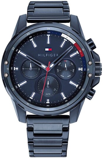 Tommy Hilfiger Herreklokke 1791789 Mason Blå/Stål Ø45 mm Tommy Hilfiger Herreklokke 1791789 Mason Blå/Stål Ø45 mm
