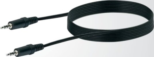 Schwaiger 2X3.5 Mm 3M 3.5Mm Hankjønn 3.5Mm Hankjønn 3 M Sort Schwaiger 2X3.5 Mm 3M 3.5Mm Hankjønn 3.5Mm Hankjønn 3 M Sort
