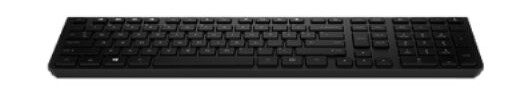 Hp - Tastatur - Trådløs - Gresk - Jakksvart - For Hp Elite 8300 Pc