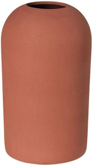 Kristina Dam Studio Dome Vase M Ø15x26 cm Terracotta red