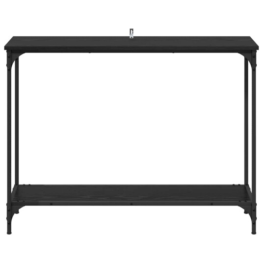 Konsollbord Svart eik 101 x 30.5 x 75 cm Konstruert tre