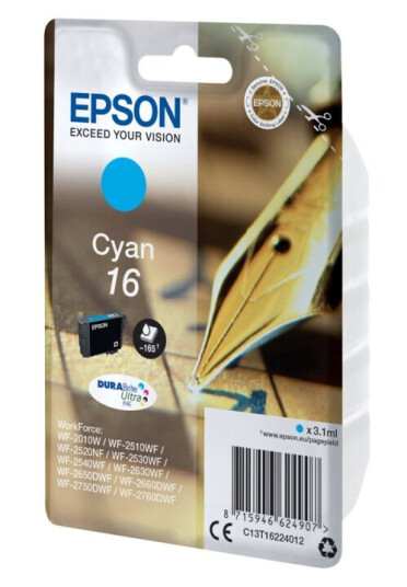 Originale Blekkpatroner Epson 16 Cyan