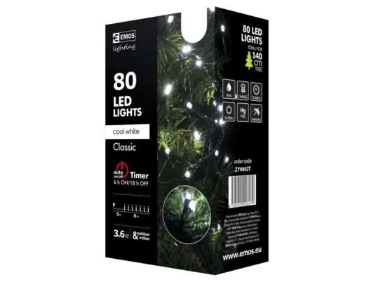 Emos D4AC02 Garland Polyvinylklorid PVC Grønn IP44 3,6 W
