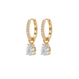 Nora Norway Clover Ear Gold Clear