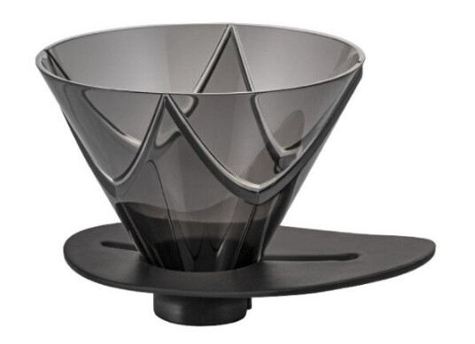 Hario V60 Mugen Pour Over Dripper - Smoke Grey