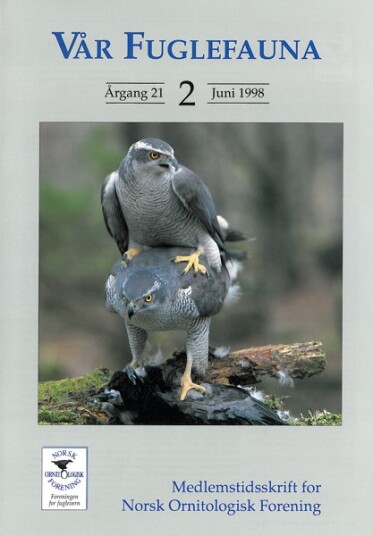 Norsk Ornitologisk Forening Vår Fuglefauna   1998 2 årgang 21