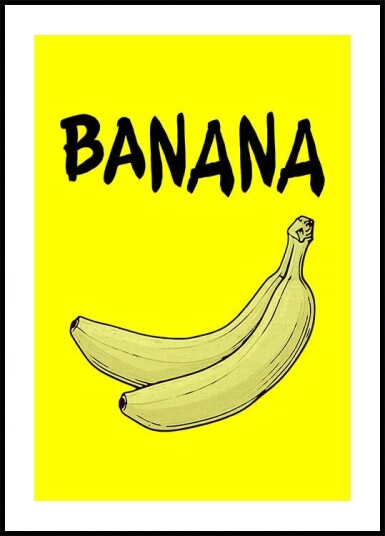 Banana Plakat Plakat / 40x50cm
