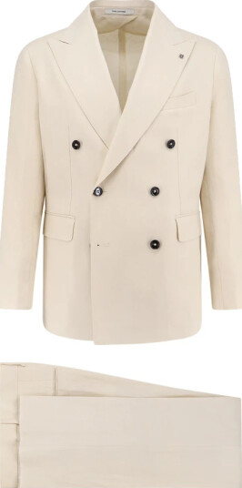 Tagliatore Herre Dress Beige L, Tagliatore Herre Dress Beige L,
